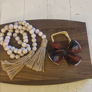 Stylish Black and Brown hair bow
